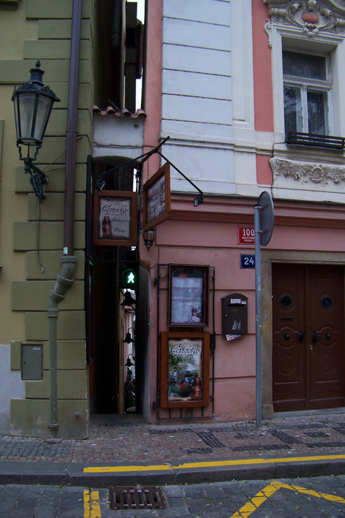 Street scene from Prague - interesting Prague facts