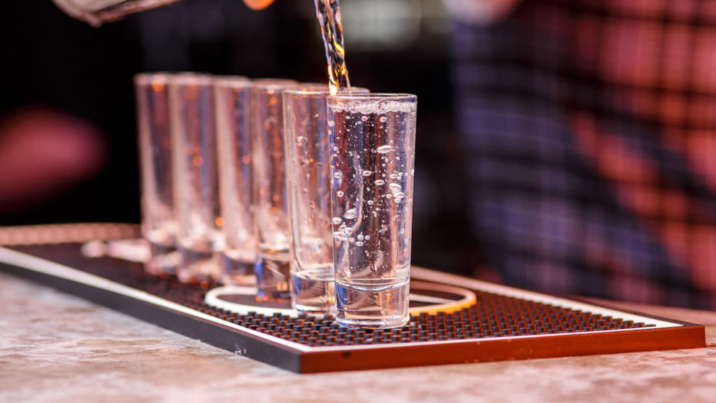 Vodka, one of the favourite Belarusian drinks