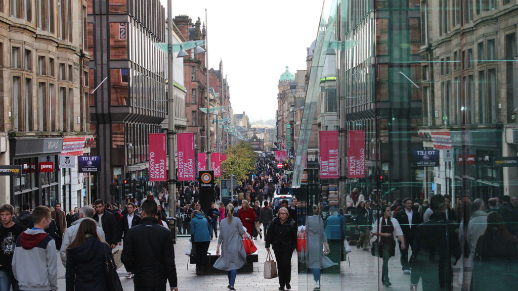 Glasgow city scene - Scottish phrases