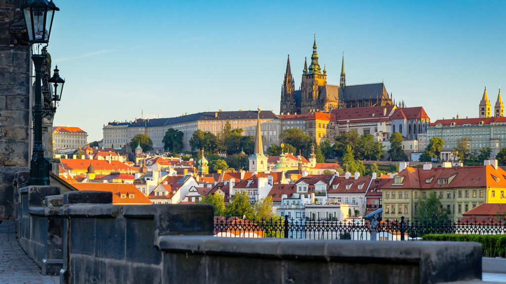 Prague Castle at Sunrise