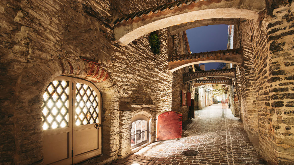 Street scene of Tallinn