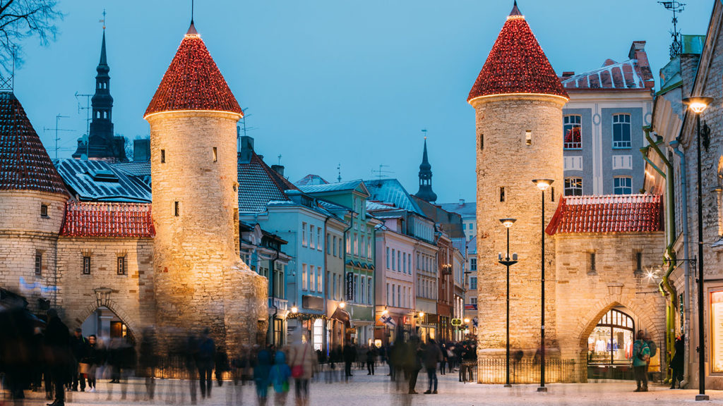 Viru Gate in Tallinn