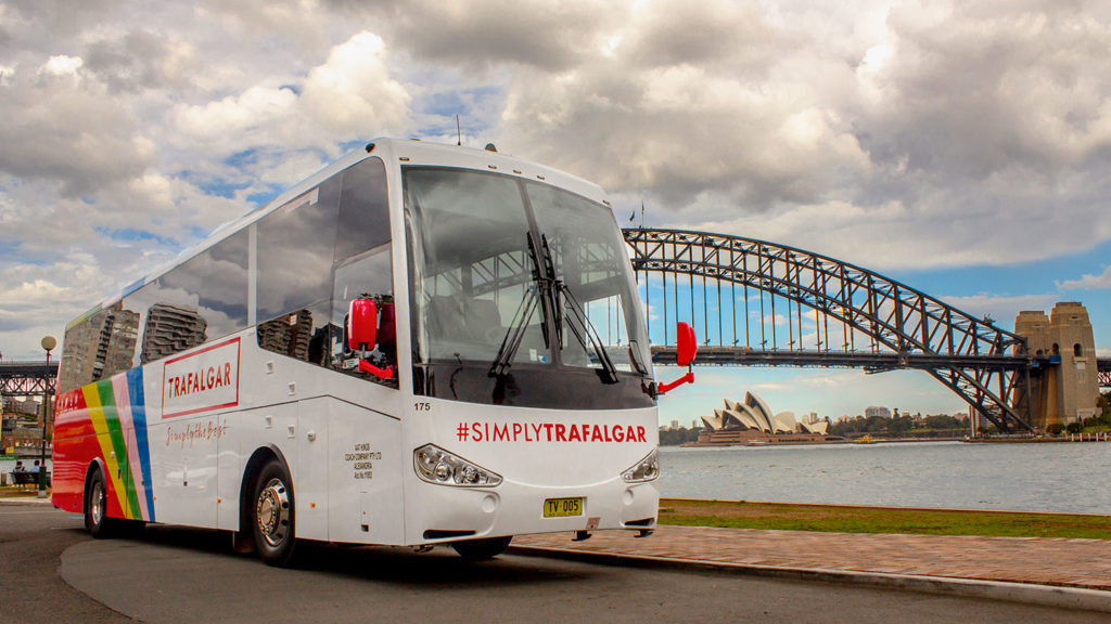 Reduce your environmental impact by travelling in a group - Trafalgar coach