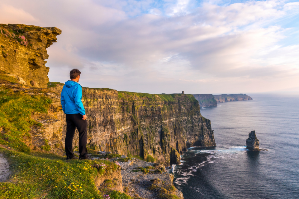 Coastline landscape in Ireland