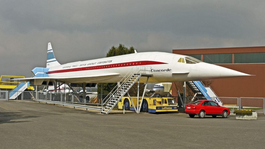 concorde supersonic plane