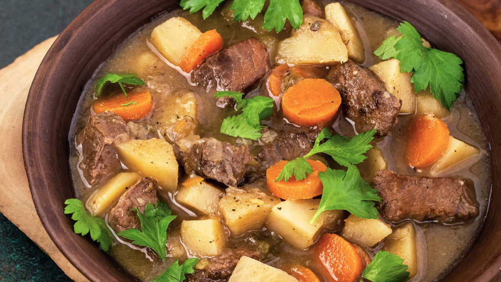 Lamb cawl Welsh food