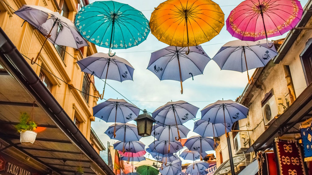 Skopje Umbrellas