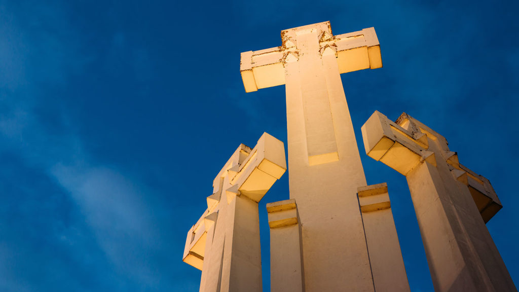 Three Crosses Monument in Vilnius