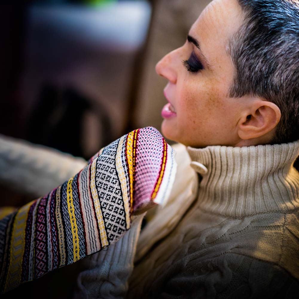 Marta from weaving centre