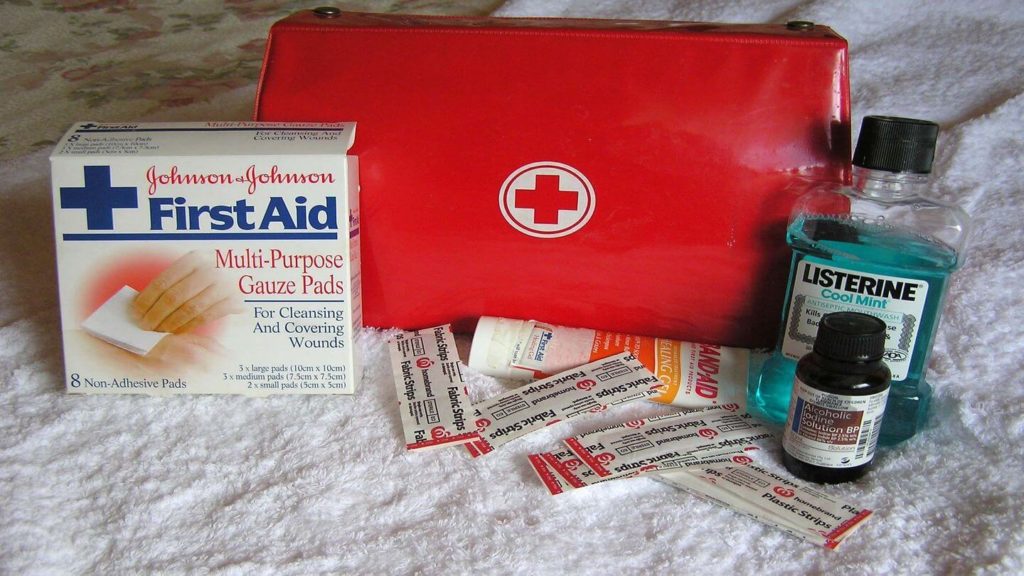 travel first aid kit