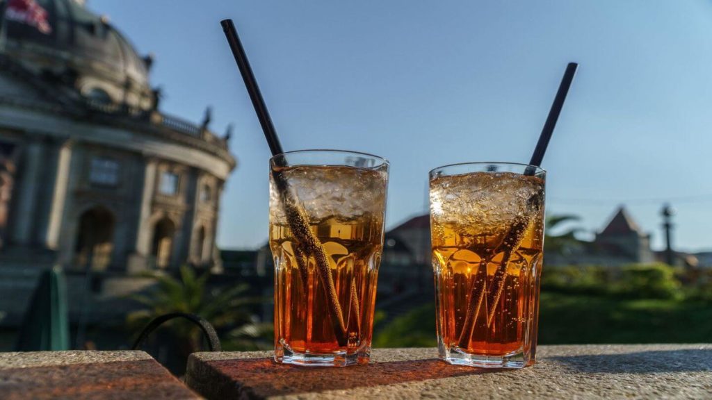 two aperol spritz italy 