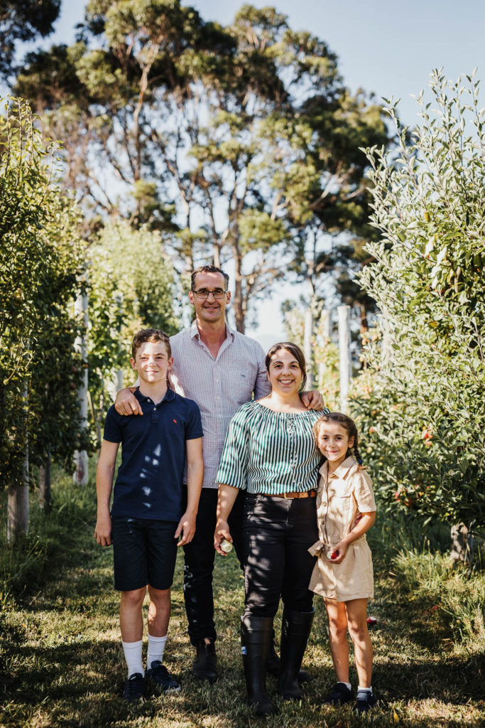 Rodney, Severine and children, from The Agrarian Kitchen