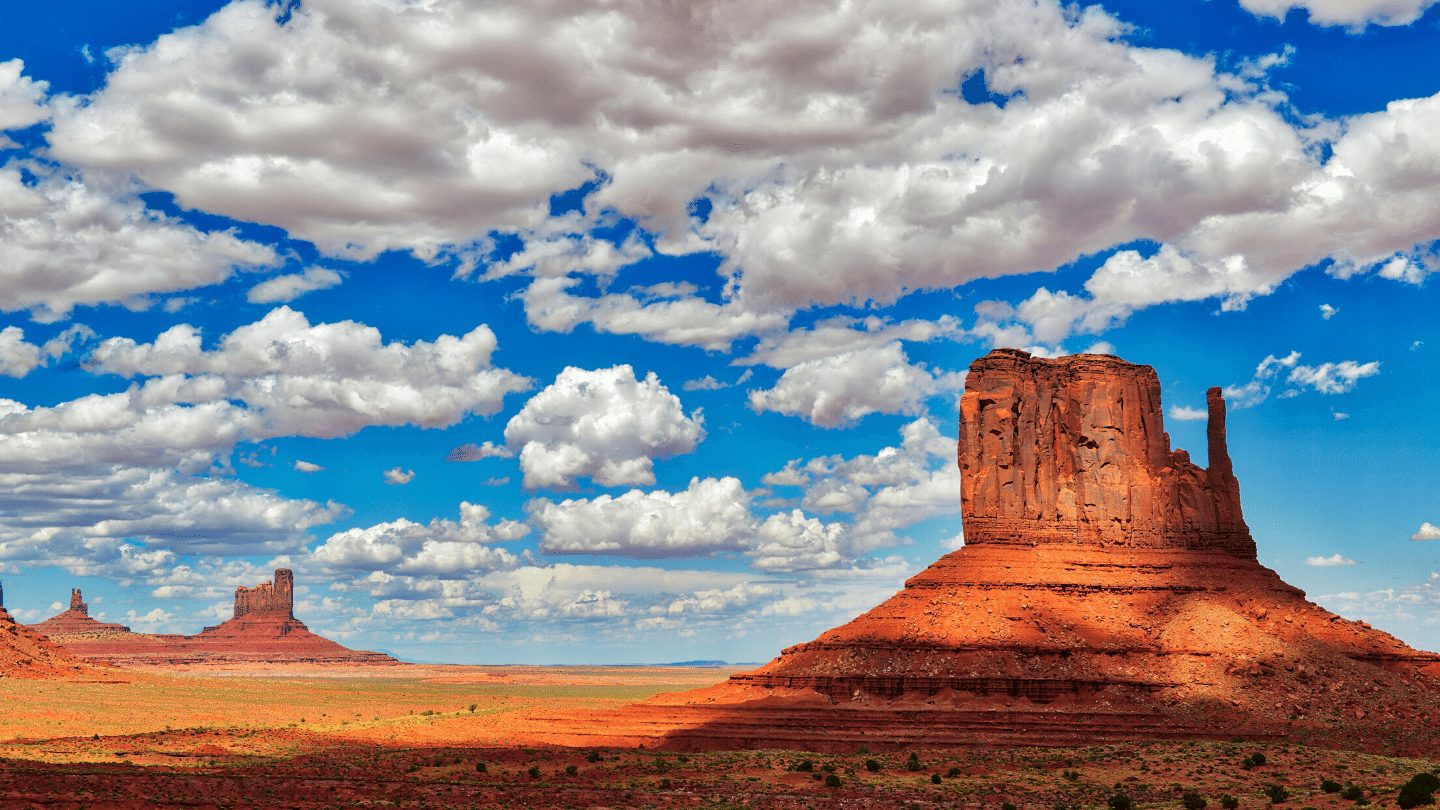 Monument Valley's sandstone pillars