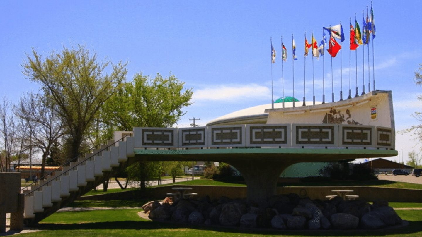 Alien landing pad in Alberta Canada
