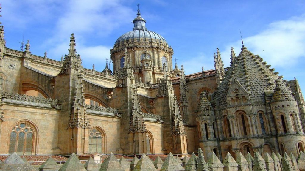 Baroque architecture Salamanca Spain UK air-bridge destinations
