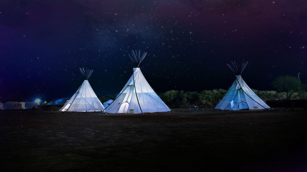 teepee tents sleeping under the stars reconnect with nature