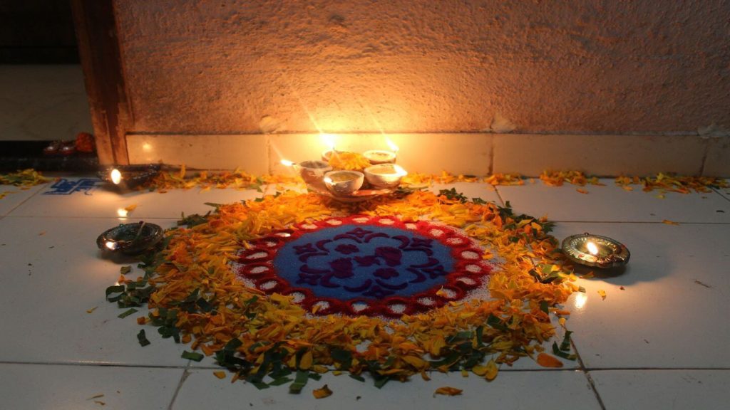 traditional offering in a family home