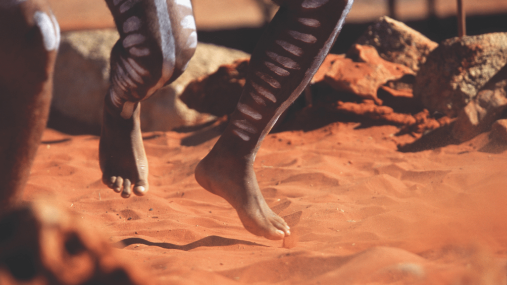 Aboriginal dance performance