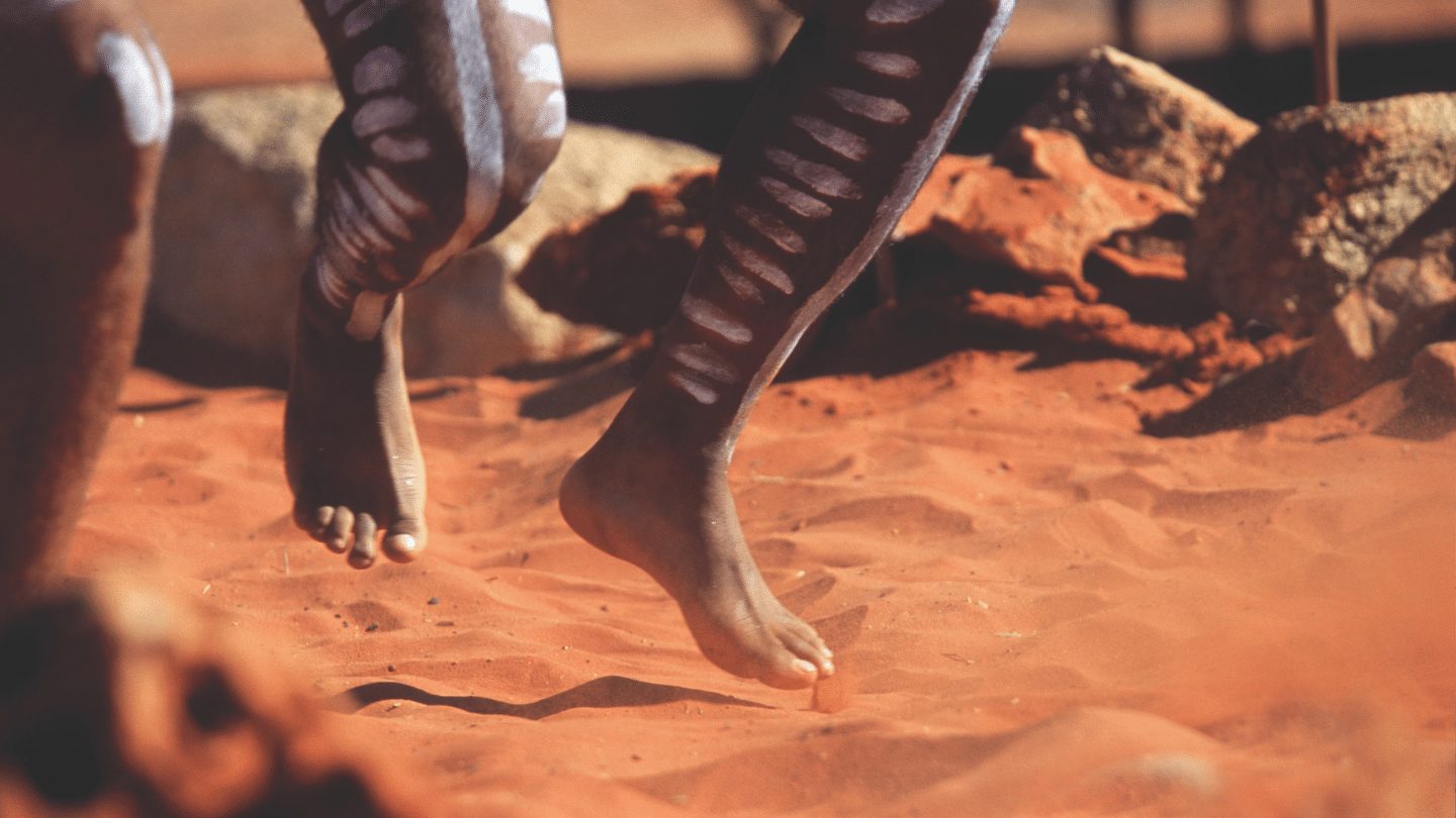 Aboriginal dance performance