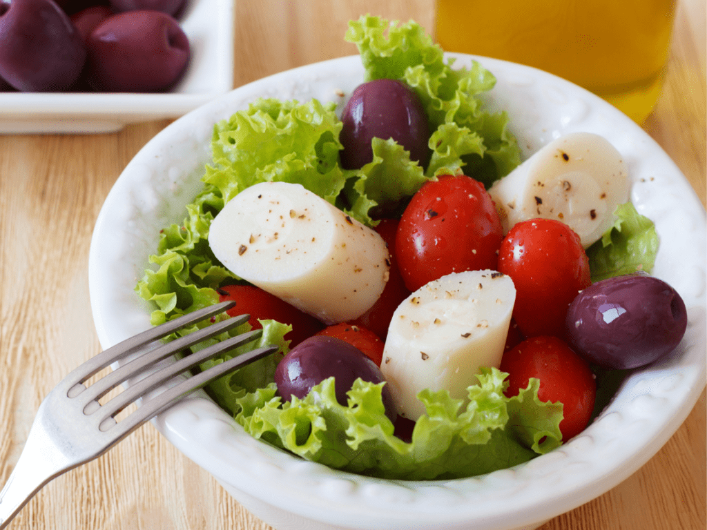 Brazilian salad with heart of palm