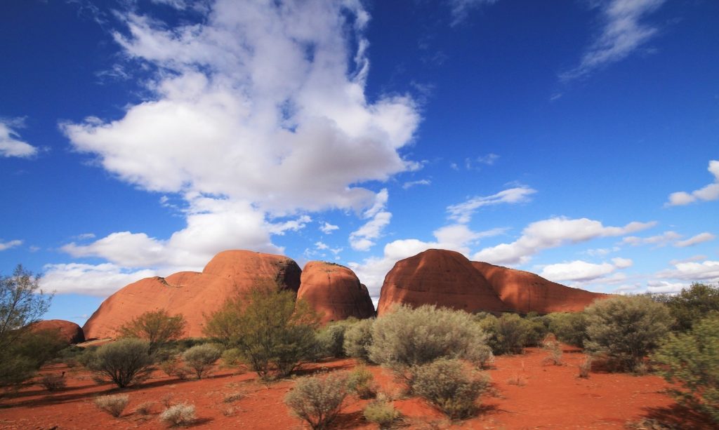 Kata Tjuta a scared site to First Nations People located in Uluru-Kata Tjuta National Park