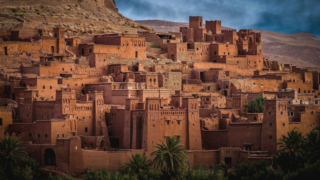 Ait Ben Haddou red clay village Morocco