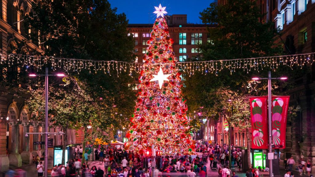 Christmas tree Martin Place