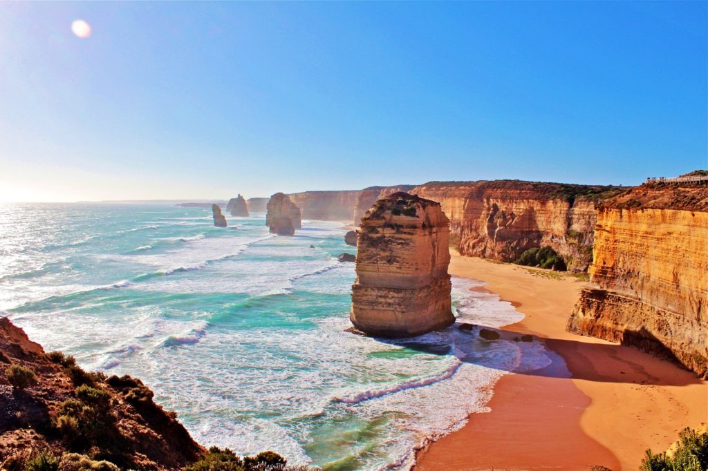 Twelve Apostles in in Victoria, Australia