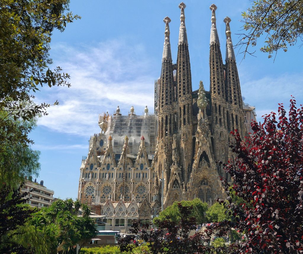 La Sagrada Familia cathedral Barcelona Spain