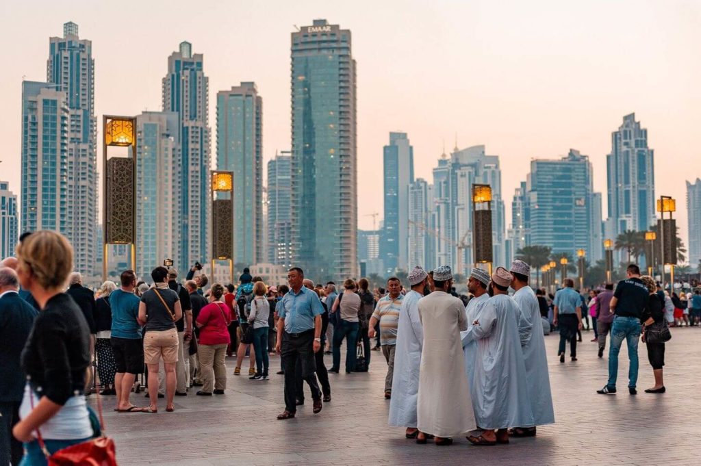 tourists and locals in Dubai what to wear in Africa and the Middle East