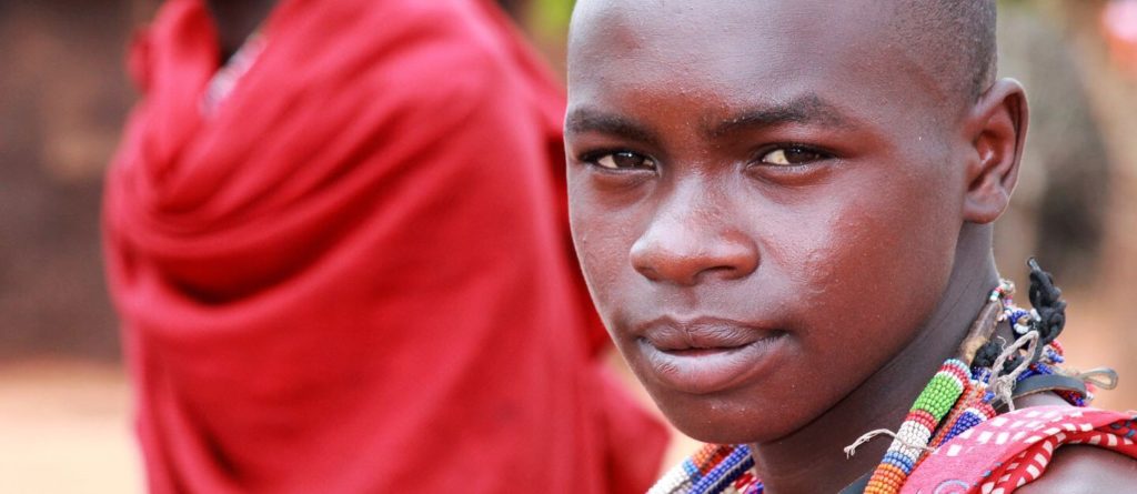 Tanzanian man in traditional dress Tanzanian culture