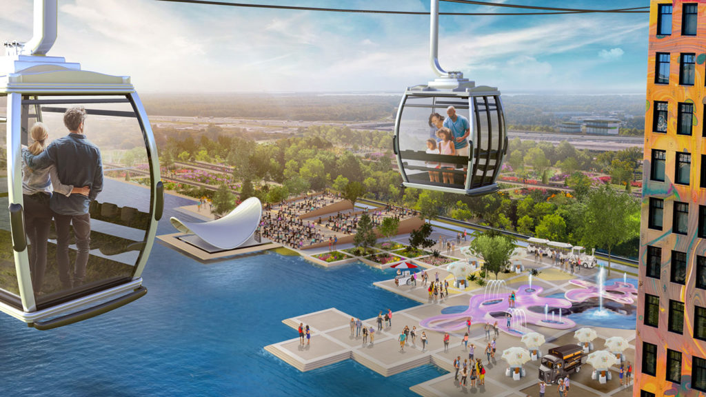 Catch the cable car over Floriade 2022