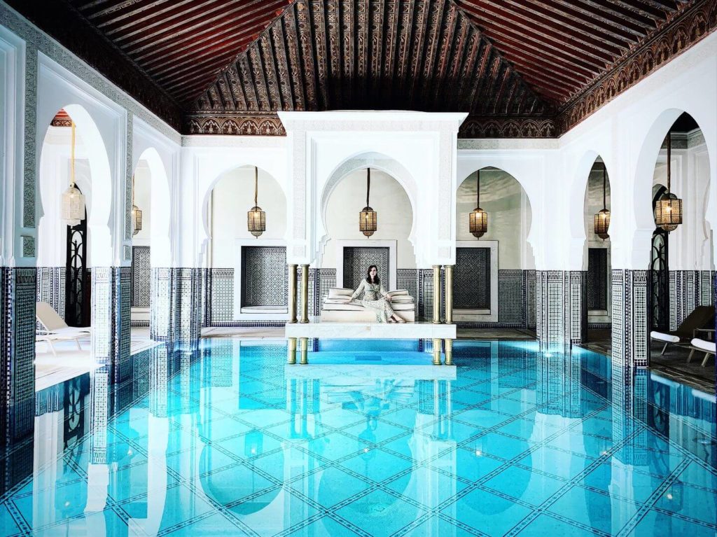 indoor pool riad Morocco