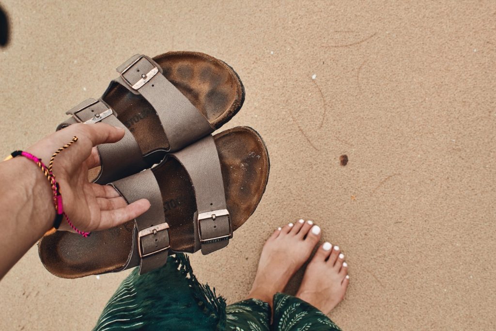 Birkenstocks are a great option on what to wear in Thailand