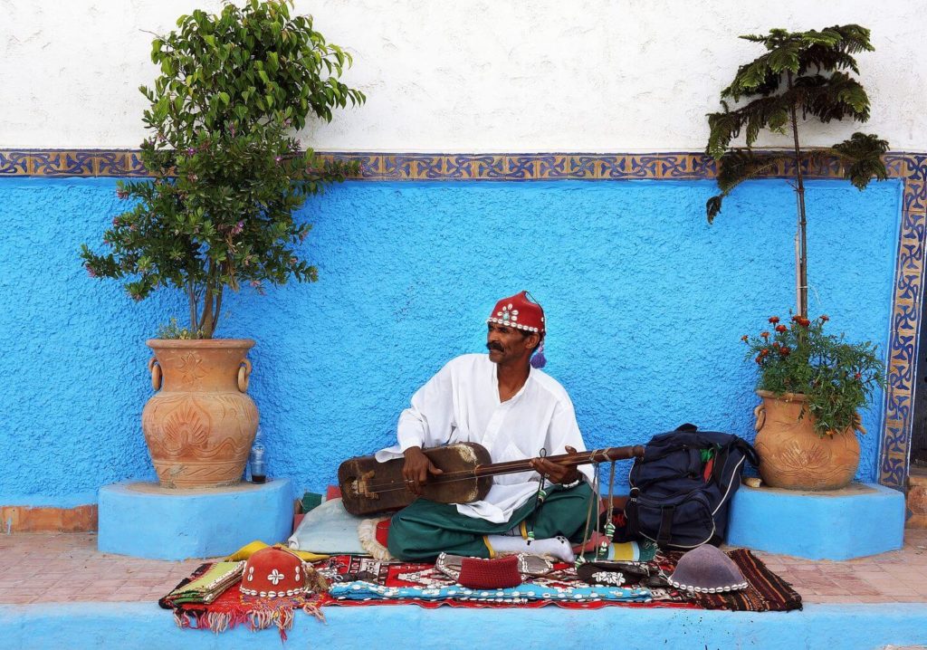 street musician Morocco