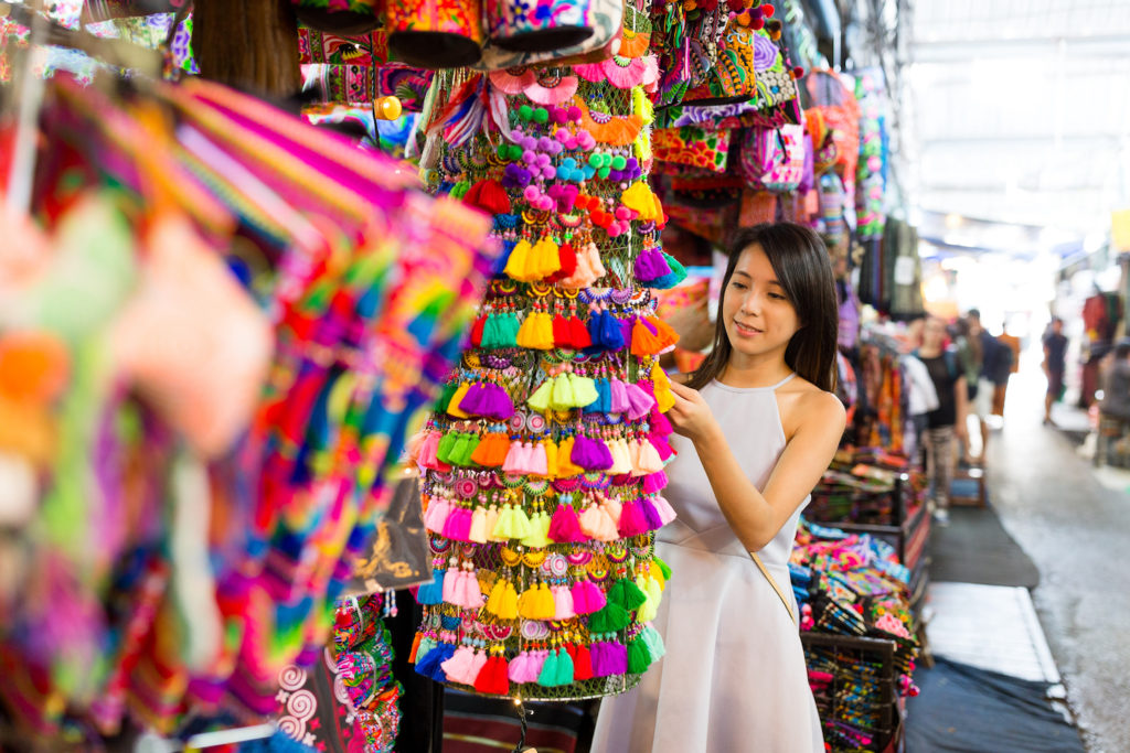Shopping at a Thailand market is a cultural highlight