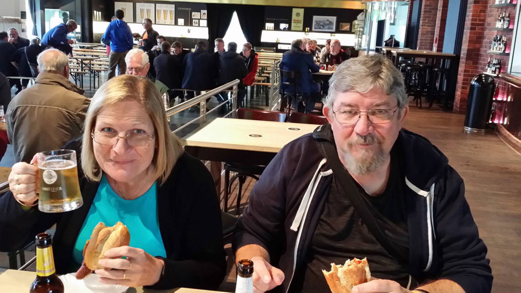 Eleonore and Tony Lee on the trip-of-a-lifetime