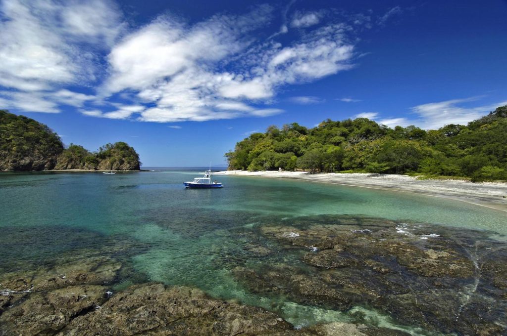beautiful deserted beach in costa rica