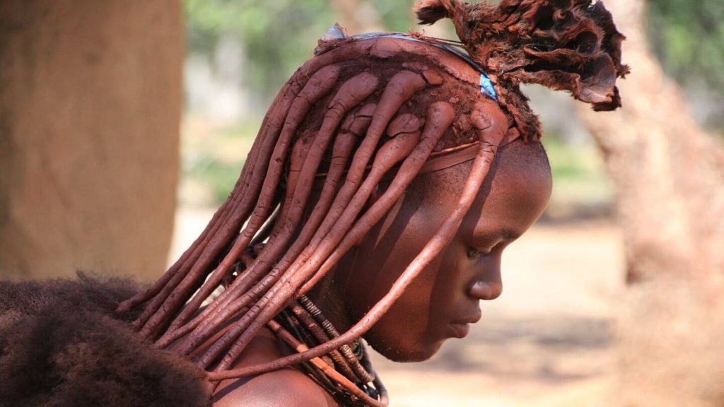 indigenous Himba woman Namibia