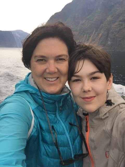 Stephanie with her son Lino