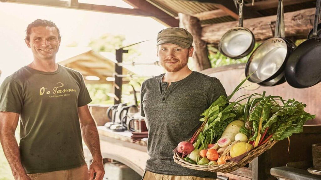 Trafalgar Be My Guest experience two locals with homegrown produce