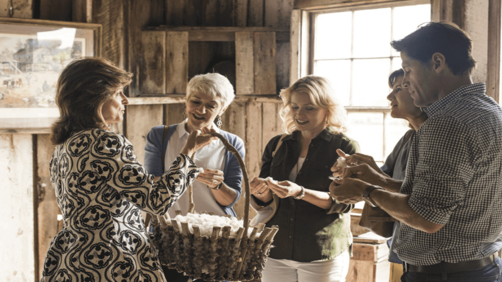 Trafalgar local host sharing produce with guests