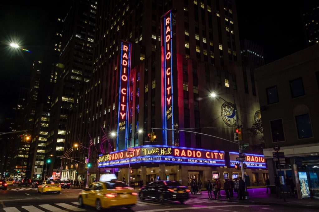 Radio City Music Hall at the Rockefeller Center