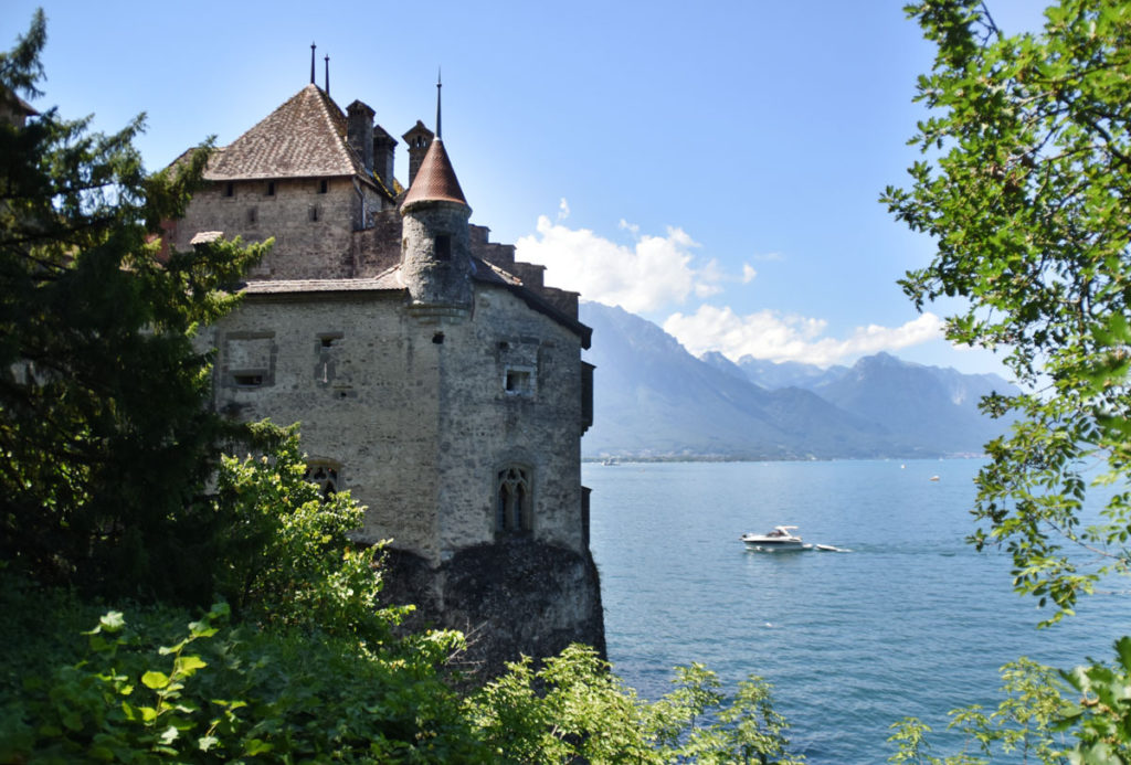 town of Montreux in the Swiss Riviera
