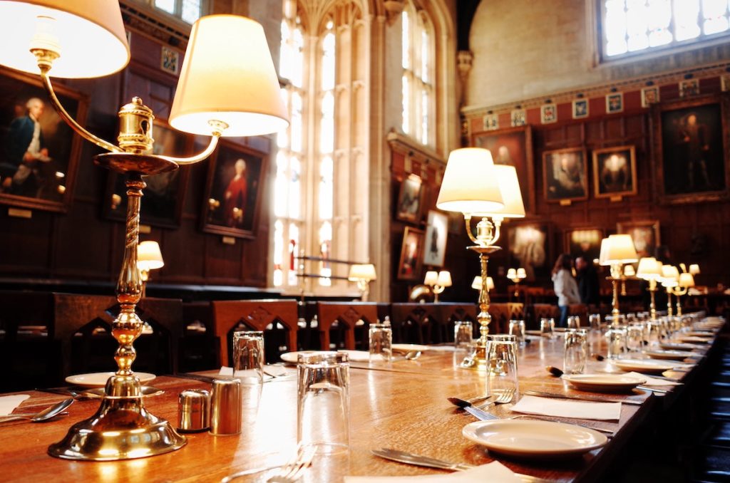 Hogwarts Christ College Oxford UK film locations