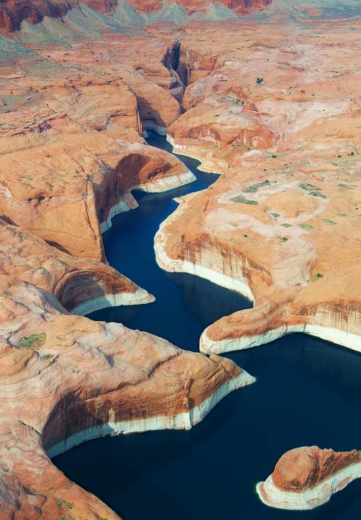Lake Powell is one of the most beautiful American lakes