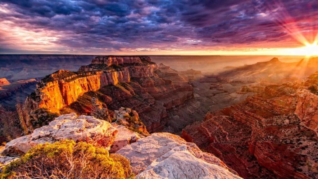 sunset over Grand Canyon United States VIT Trafalgar