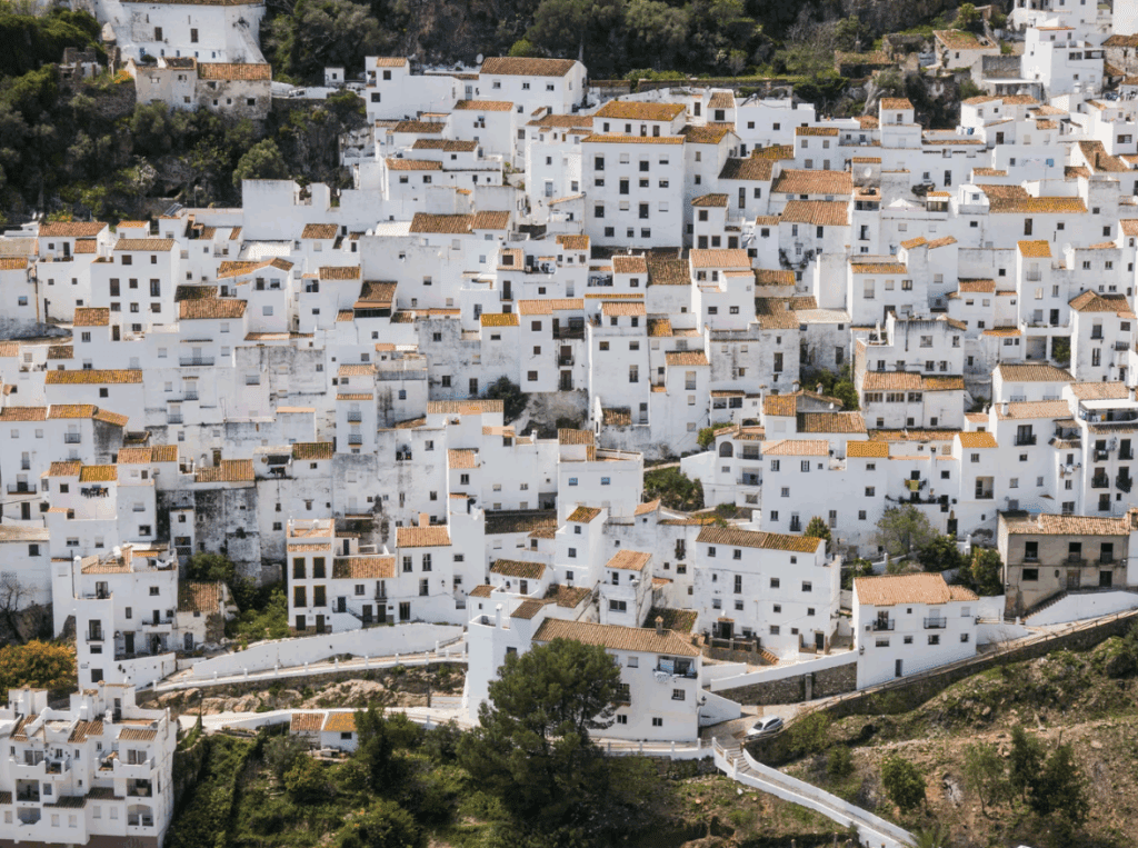 white houses puerto blancos in andalucia