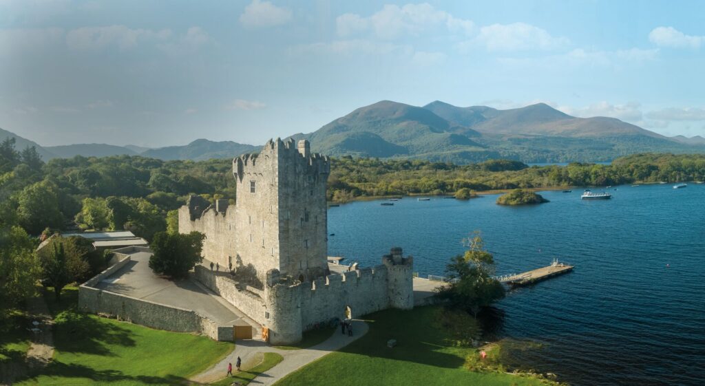 Daytime picture of Ross Castle, one of the best castles to visit in Ireland