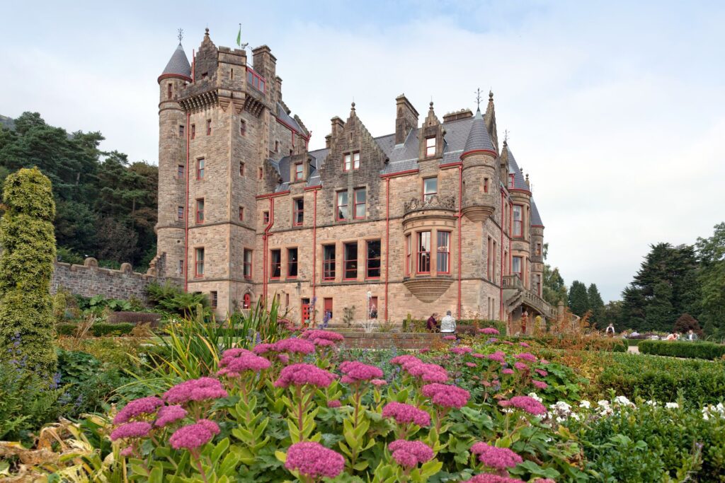 Daytime picture of Belfast Castle, one of the best castles to visit in Ireland